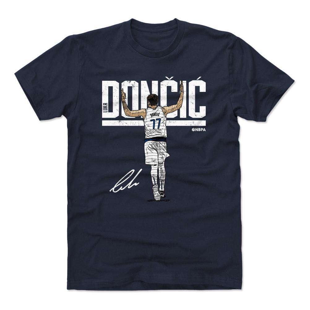 Luka Doncic Dallas Mavericks 500 Level NBA Hyper T-Shirt - Navy