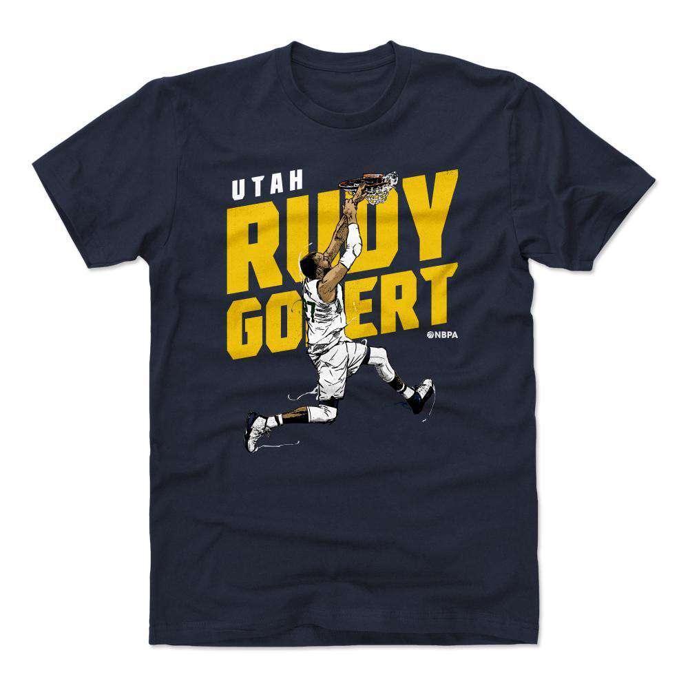 Rudy Gobert Utah Jazz 500 Level NBA Slam T-Shirt - Navy