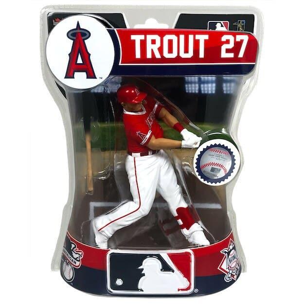 Mike Trout Los Angeles Angels Imports Dragon MLB 6" Action Figure - Red