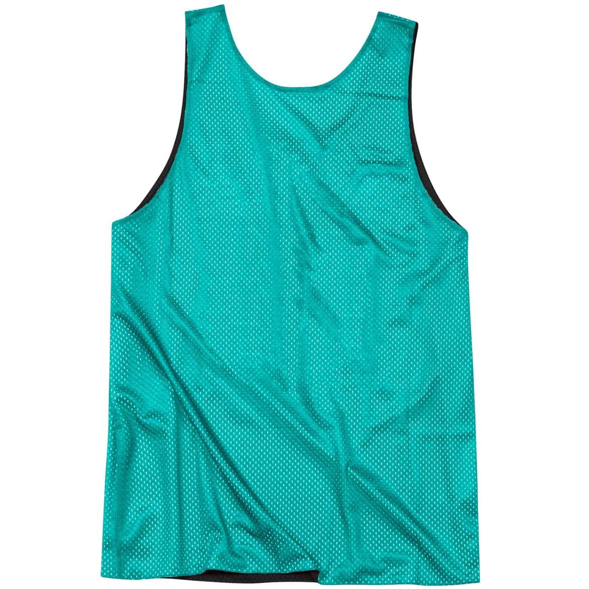 Tim Duncan San Antonio Spurs Mitchell & Ness NBA Reversible Mesh Tank - Black/Teal
