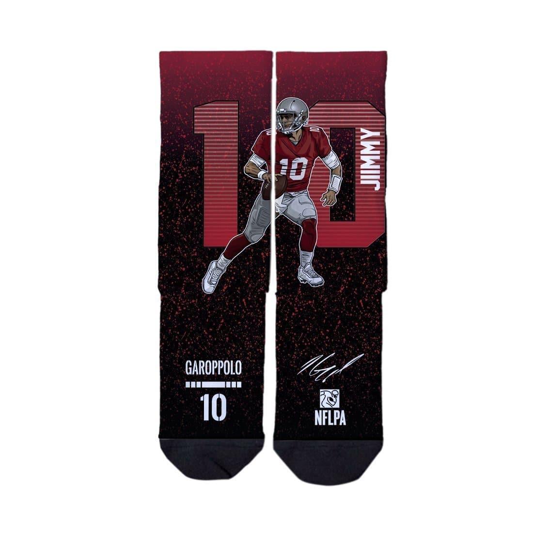 Jimmy Garoppolo San Francisco 49ers Strideline NFL Action Classic Crew Socks - Black