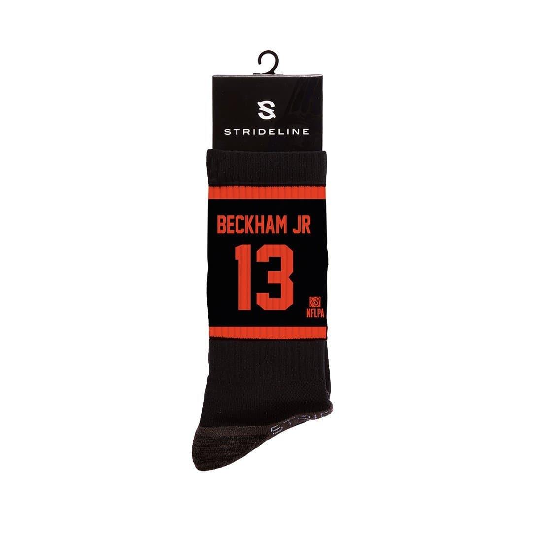 Odell Beckham Jr Cleveland Browns Strideline NFL Sherzy Premium Crew Socks - Black