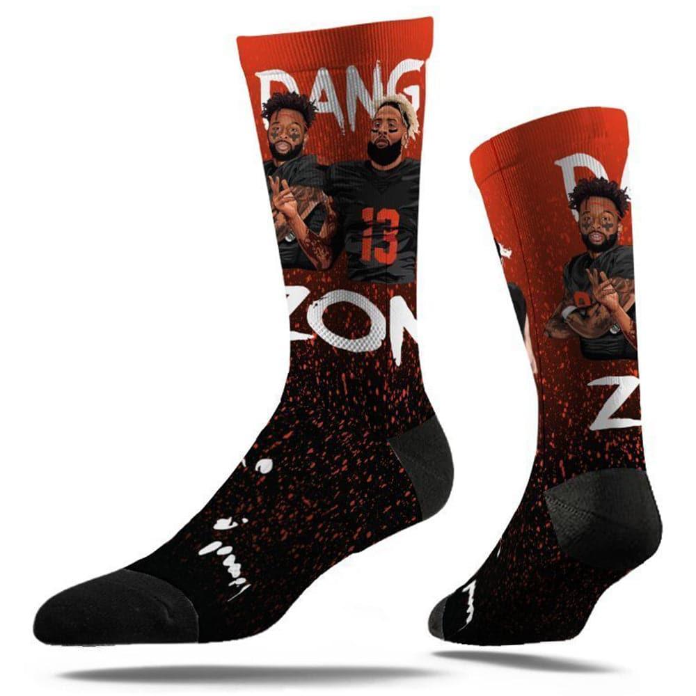 Cleveland Browns Strideline NFL Danger Zone Classic Crew Socks - Black