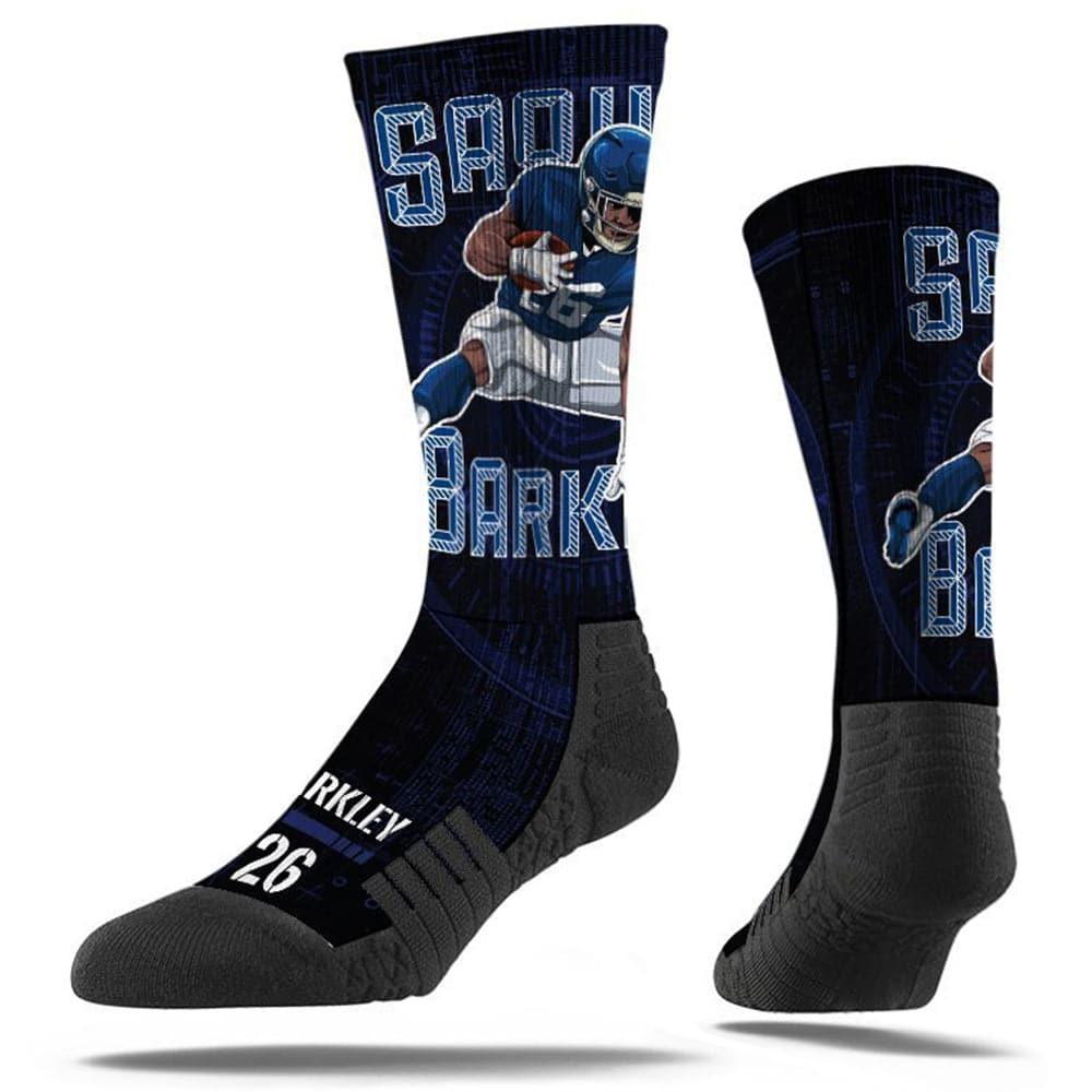 Saquon Barkley New York Giants Strideline NFL Action Premium Crew Socks - Black