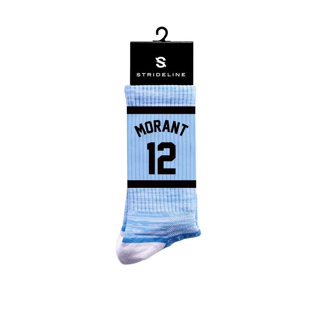Ja Morant Memphis Grizzlies Strideline NBA Sherzy Premium Crew Socks- Blue