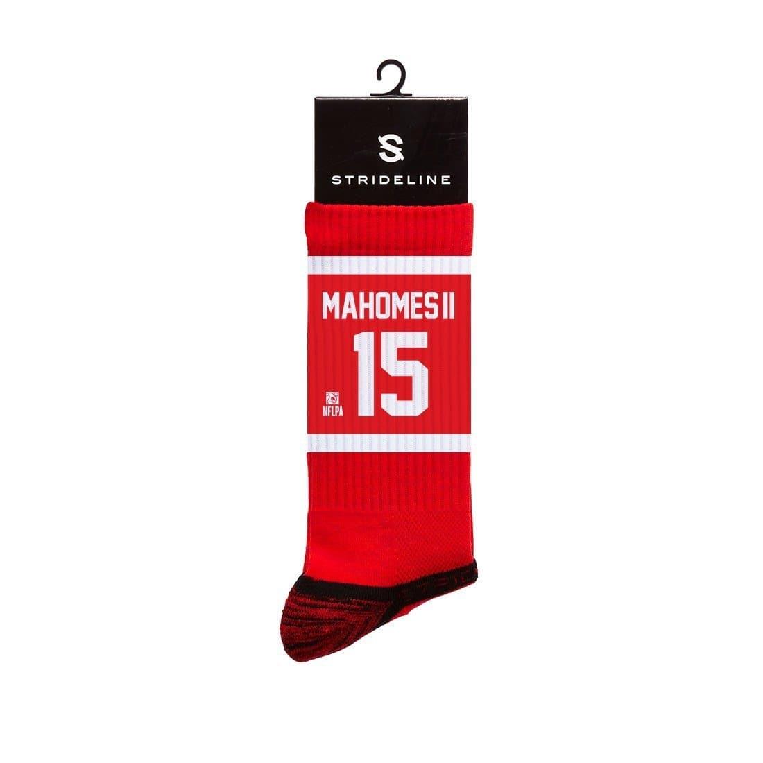 Patrick Mahomes Kansas City Chiefs Strideline NFL Sherzy Premium Crew Socks - Red