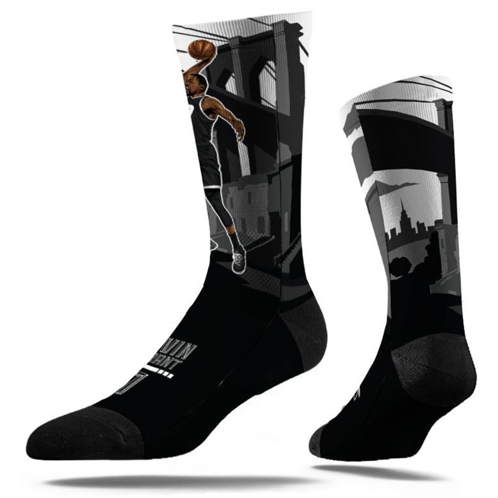Kevin Durant Brooklyn Nets Strideline NBA Action Classic Crew Socks - White