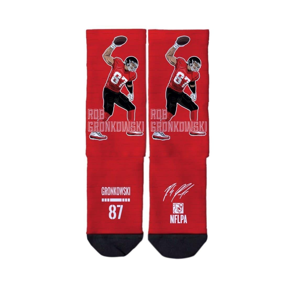 Rob Gronkowski Tampa Bay Buccaneers Strideline NFL Celebration Classic Crew Socks - Red