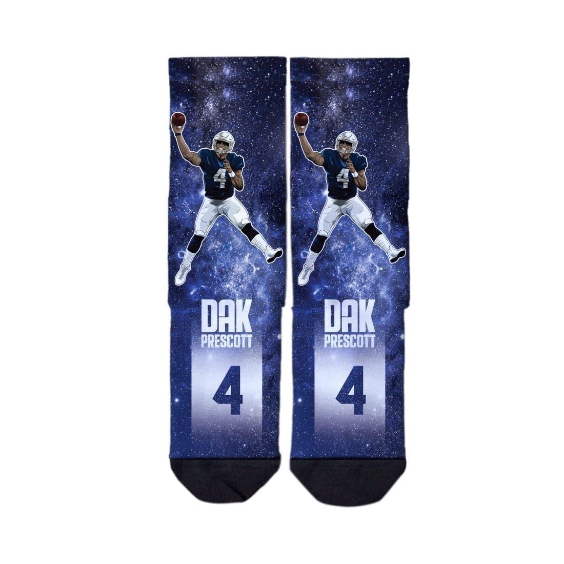 Dak Prescott Dallas Cowboys Strideline NFL Galaxy Classic Crew Socks - Navy