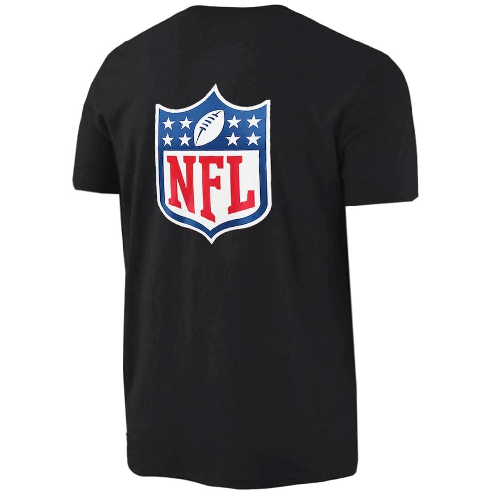 NFL Shield Majestic Double Sided Jeaner T-Shirt - Black