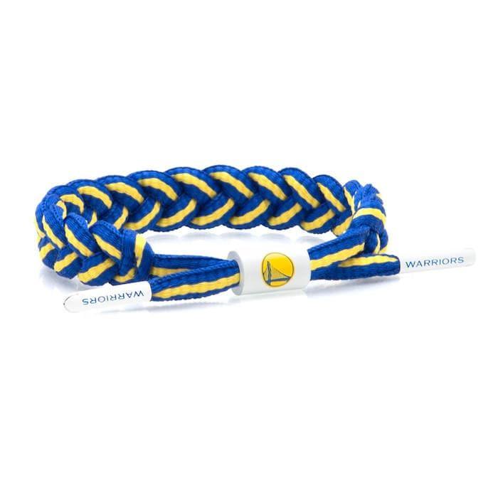 Golden State Warriors Rastaclat NBA Braided Bracelet - Blue/Yellow