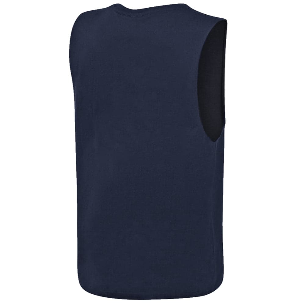 New York Yankees Majestic MLB Bailey Sleeveless Muscle T-Shirt - Navy