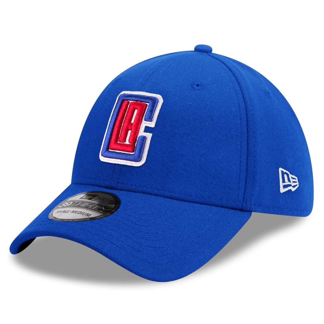 Los Angeles Clippers New Era NBA Team 39THIRTY Flex Fit Curve Hat - Blue