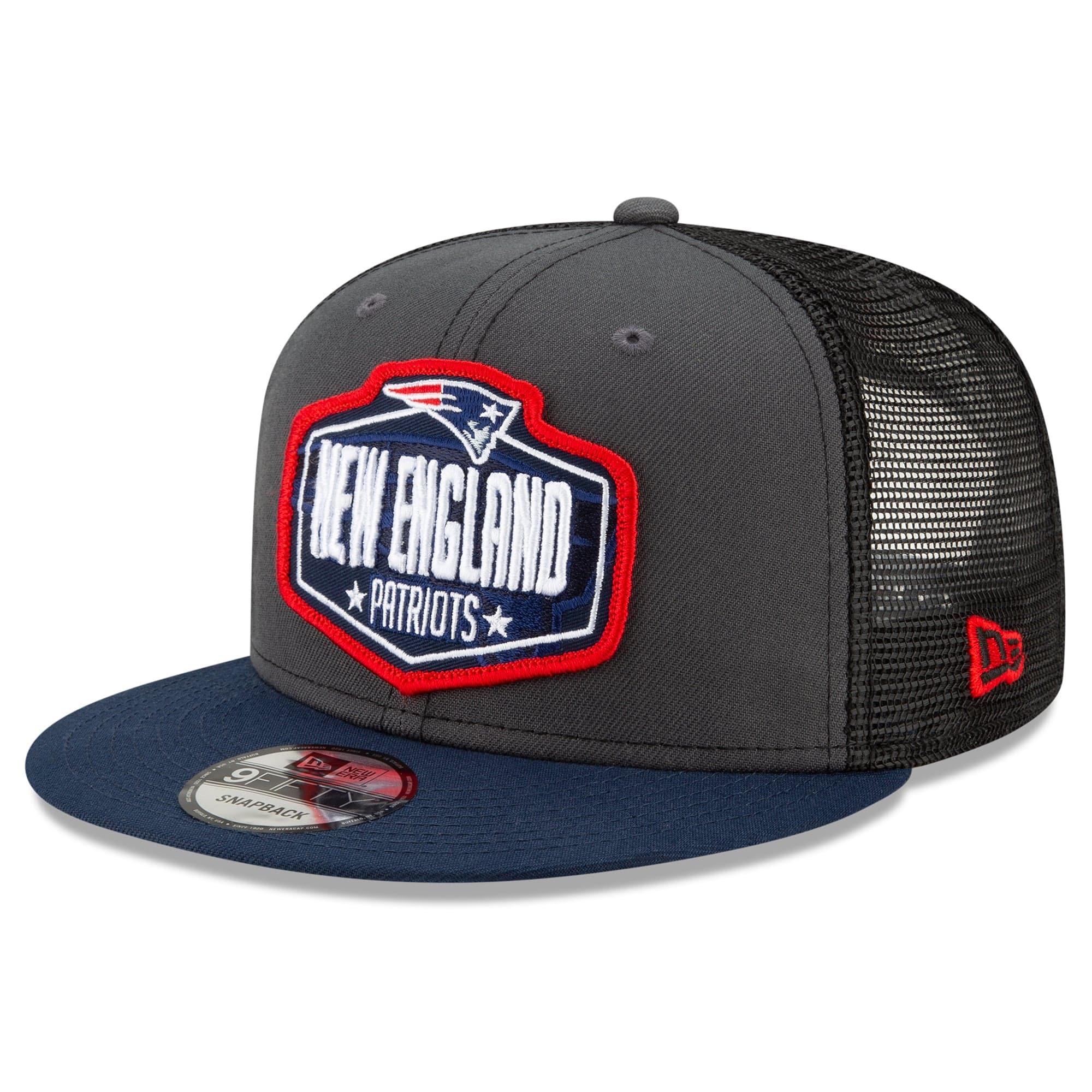 New England Patriots New Era 2021 NFL Draft 9FIFTY Snapback Hat - Graphite