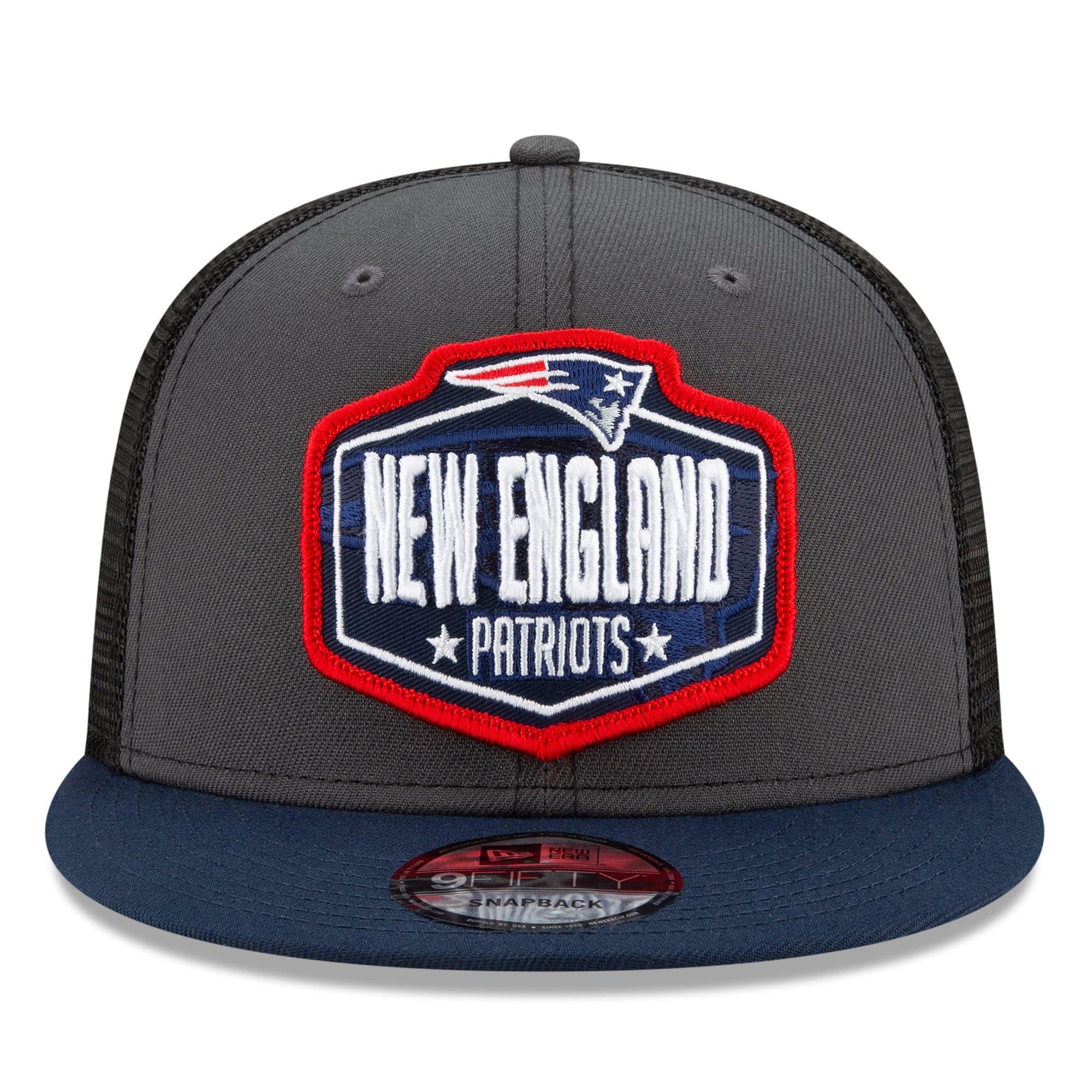 New England Patriots New Era 2021 NFL Draft 9FIFTY Snapback Hat - Graphite