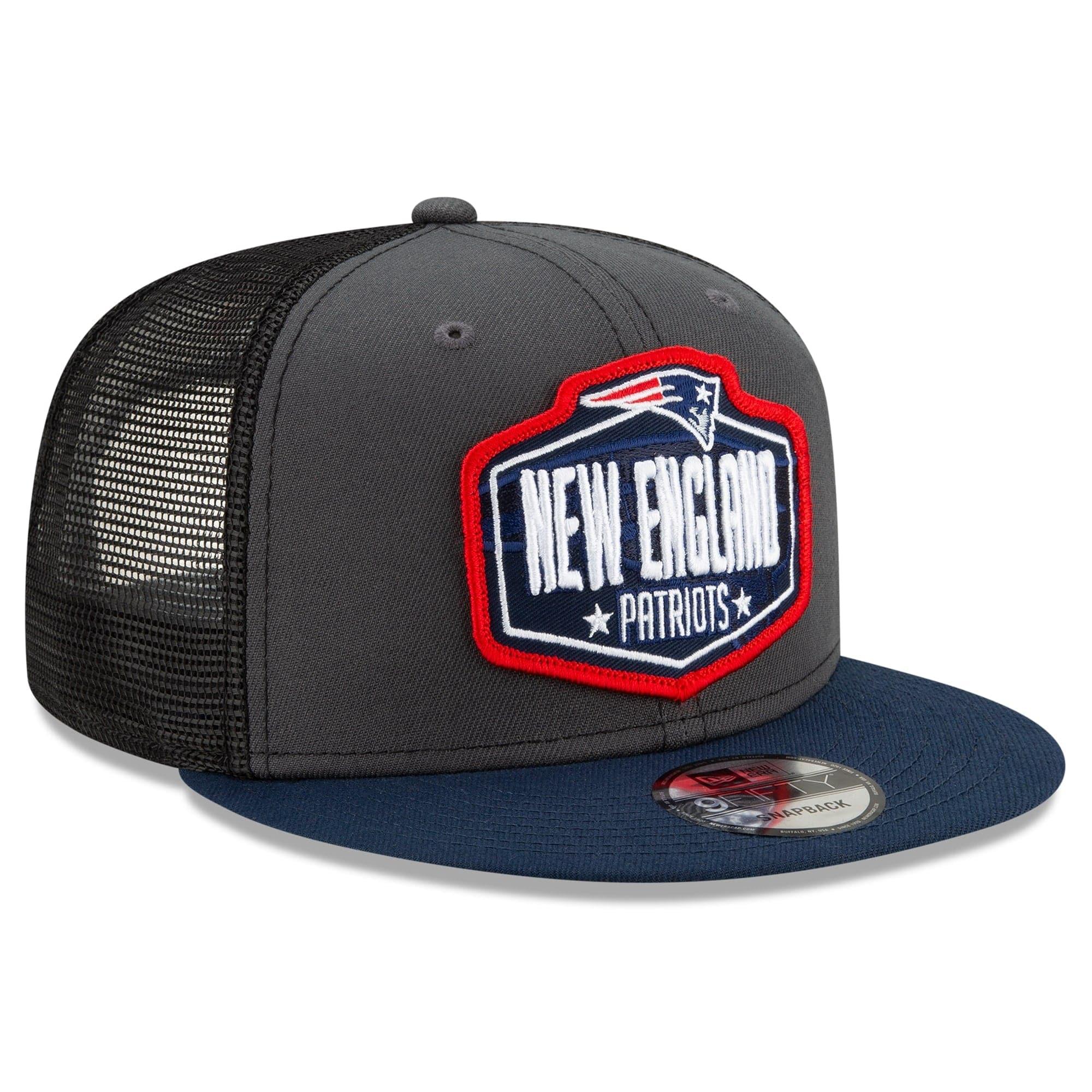 New England Patriots New Era 2021 NFL Draft 9FIFTY Snapback Hat - Graphite