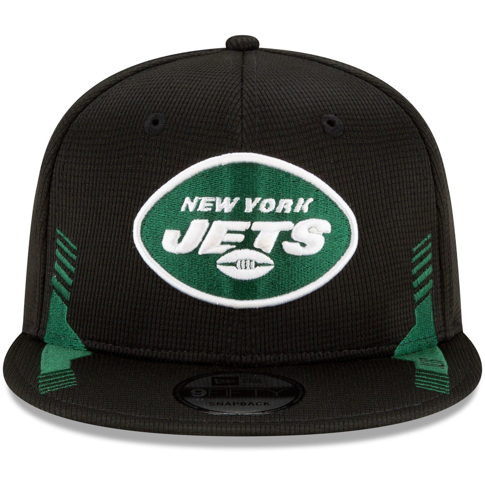New York Jets New Era NFL 2021 Sideline Home 9FIFTY Snapback Hat - Black
