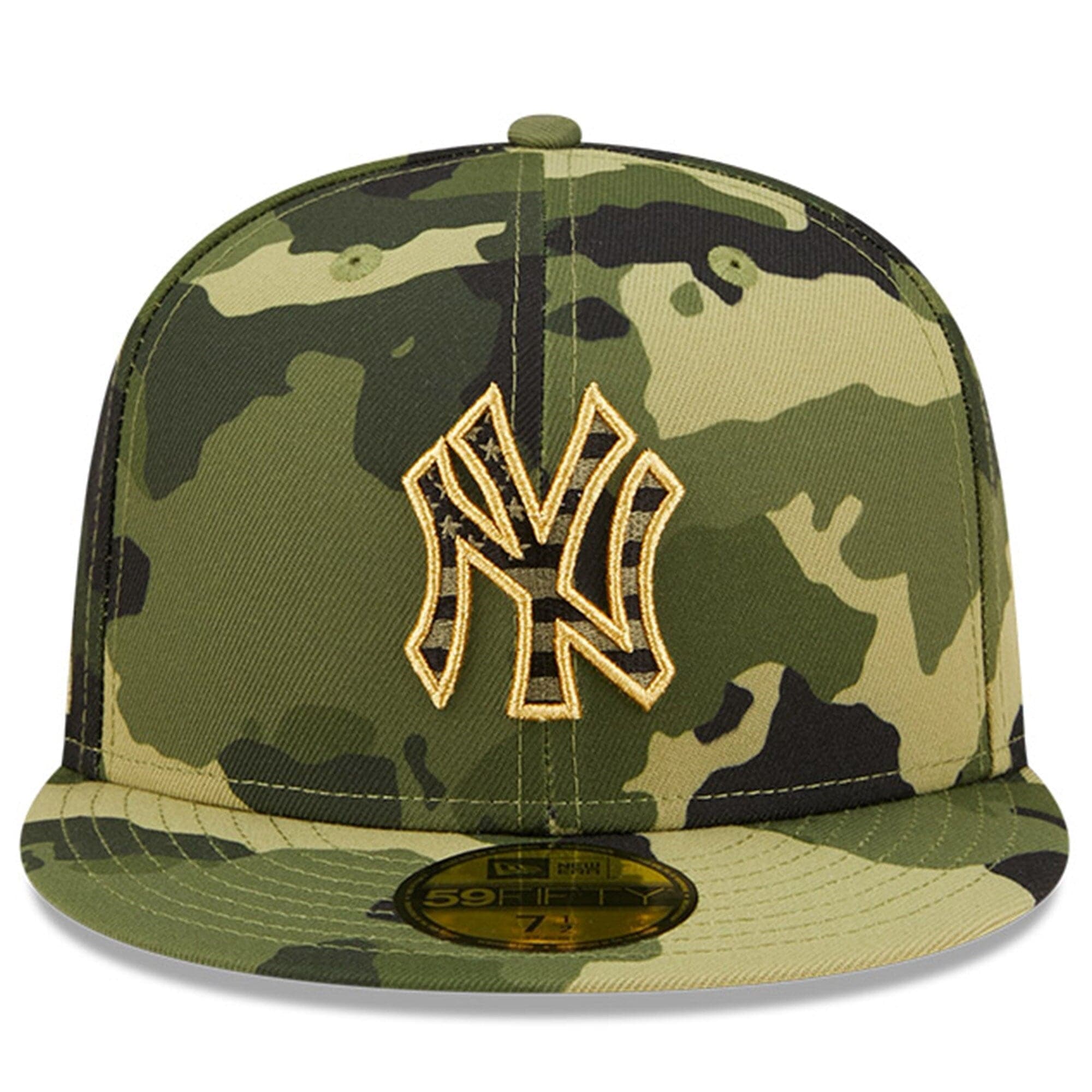 New York Yankees New Era MLB 2022 Armed Forces 59FIFTY Fitted Hat - Camo