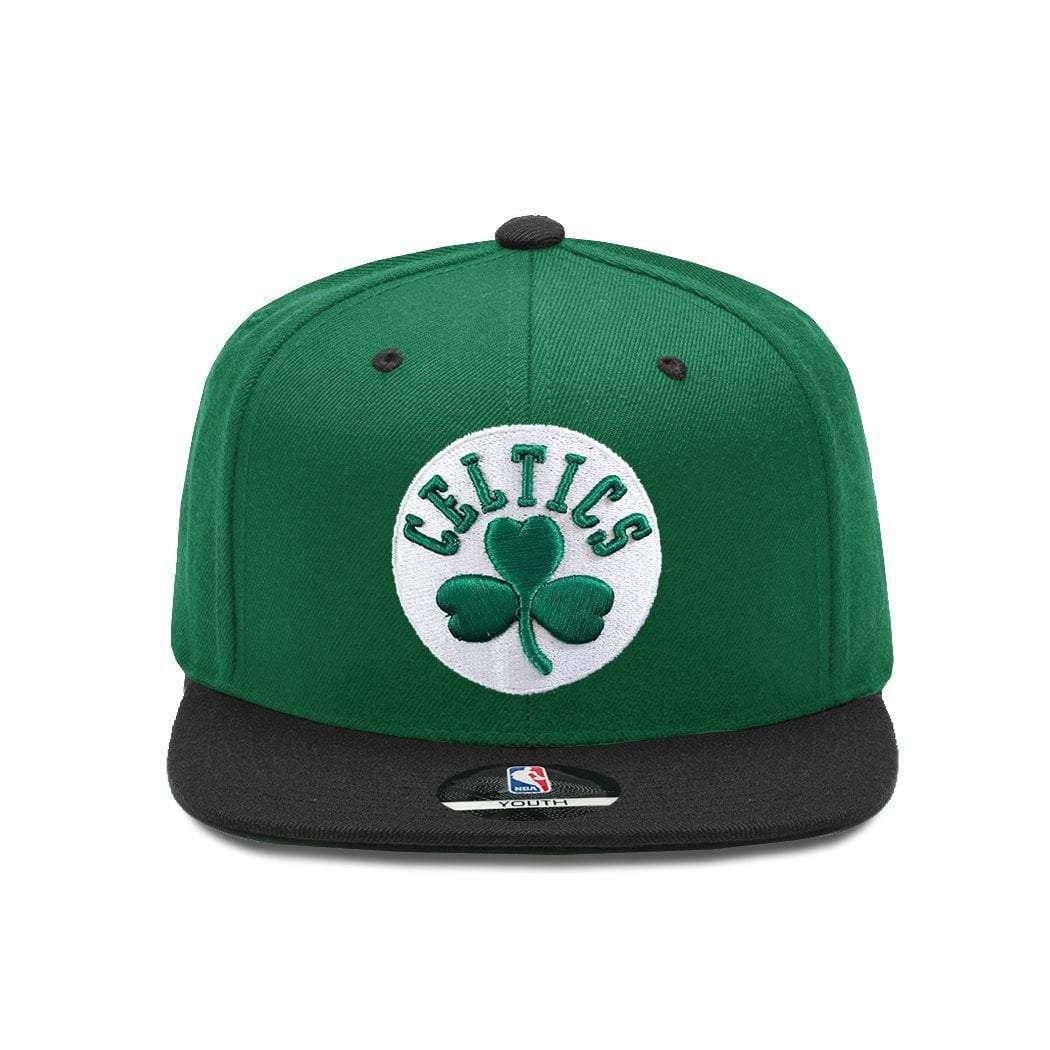 Youths Boston Celtics Outerstuff NBA 2 Tone Snapback Hat - Green