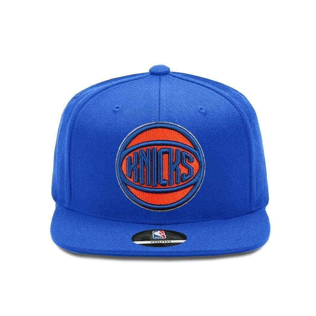 Youths New York Knicks Outerstuff Team NBA Snapback Hat - Blue