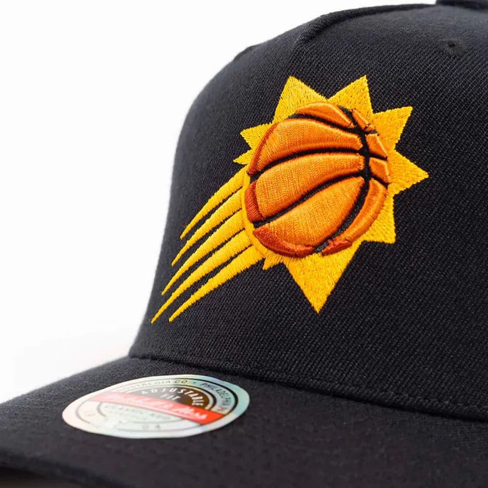 Phoenix Suns Mitchell & Ness NBA Team Classic Red Snapback Hat - Black