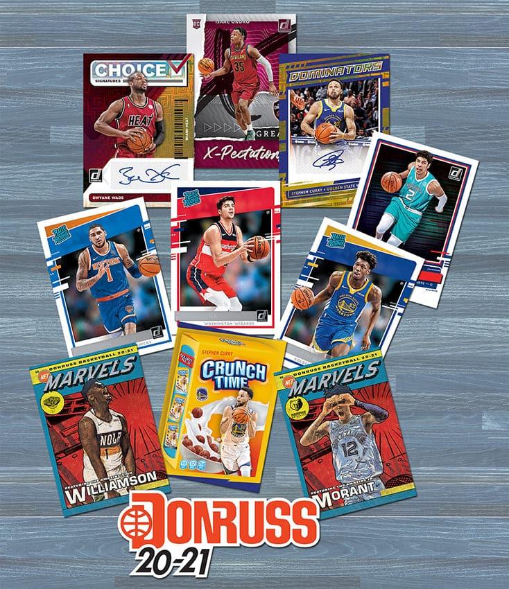 2020-21 NBA Panini Donruss Basketball Retail Box - 24 Pack Trading Cards