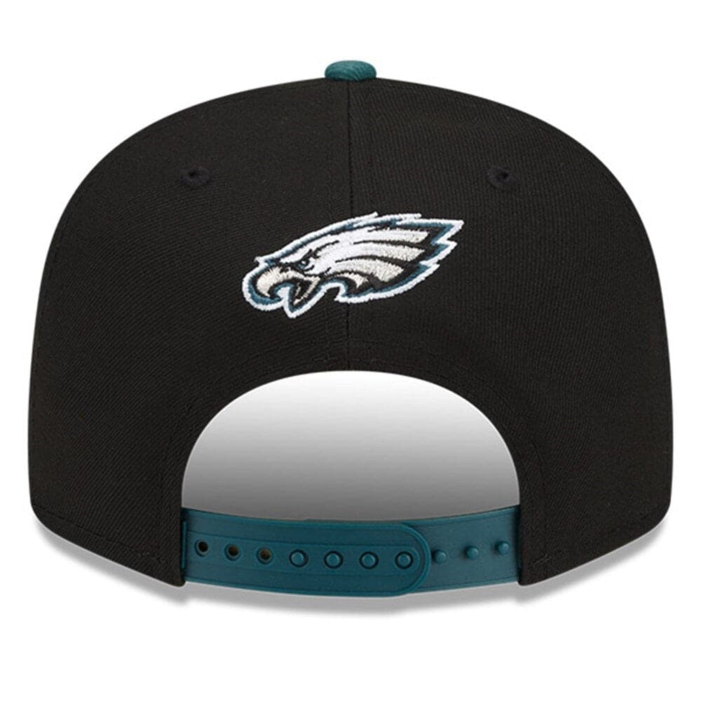 Philadelphia Eagles New Era NFL 2022 Draft On-Stage 9FIFTY Snapback Hat - Black