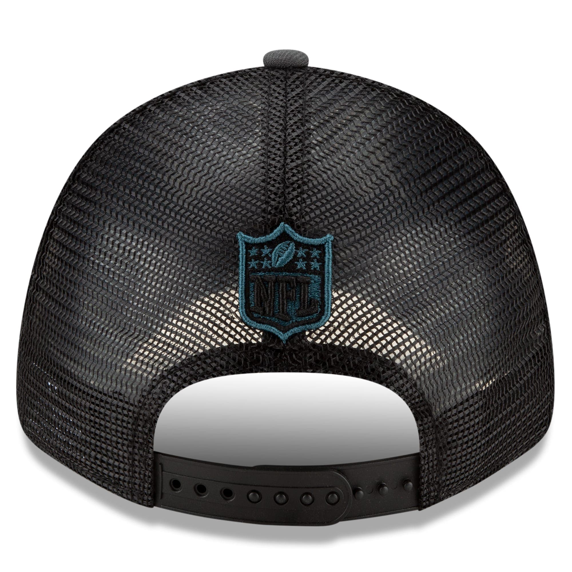 Philadelphia Eagles New Era 2021 NFL Draft 9FORTY Snapback Curve Hat - Graphite