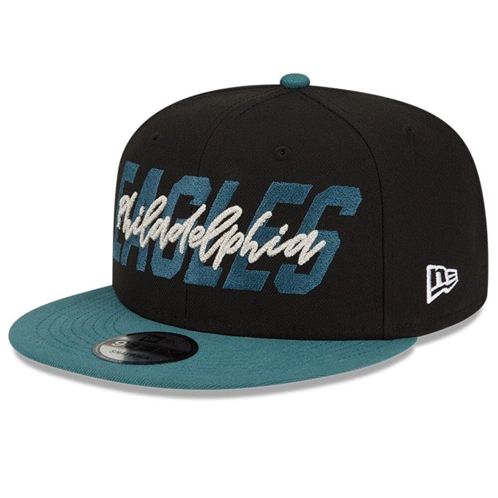 Philadelphia Eagles New Era NFL 2022 Draft On-Stage 9FIFTY Snapback Hat - Black