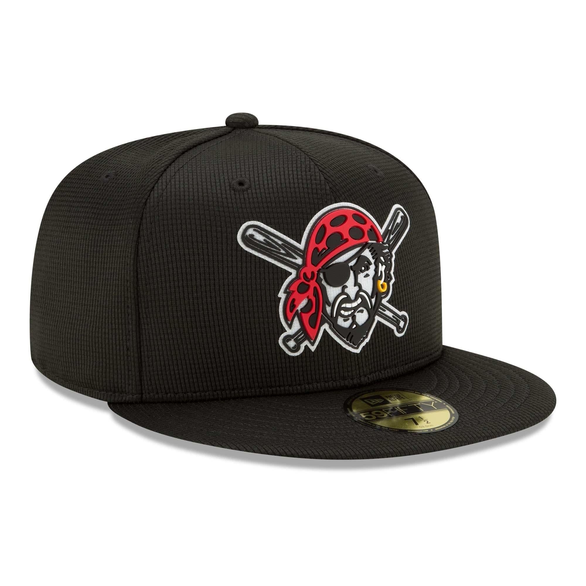 Pittsburgh Pirates New Era MLB Clubhouse 59FIFTY Fitted Hat - Black