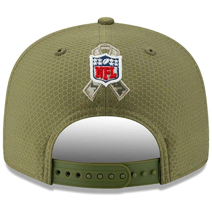 Pittsburgh Steelers New Era NFL 2019 Salute To Service 9FIFTY Snapback Hat - Army