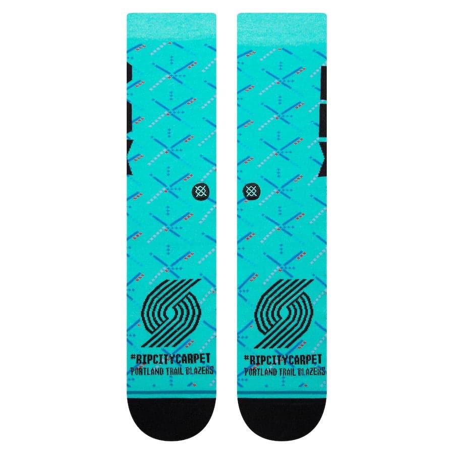 Portland Trail Blazers Stance NBA 22-23 City Edition Crew Socks - Teal