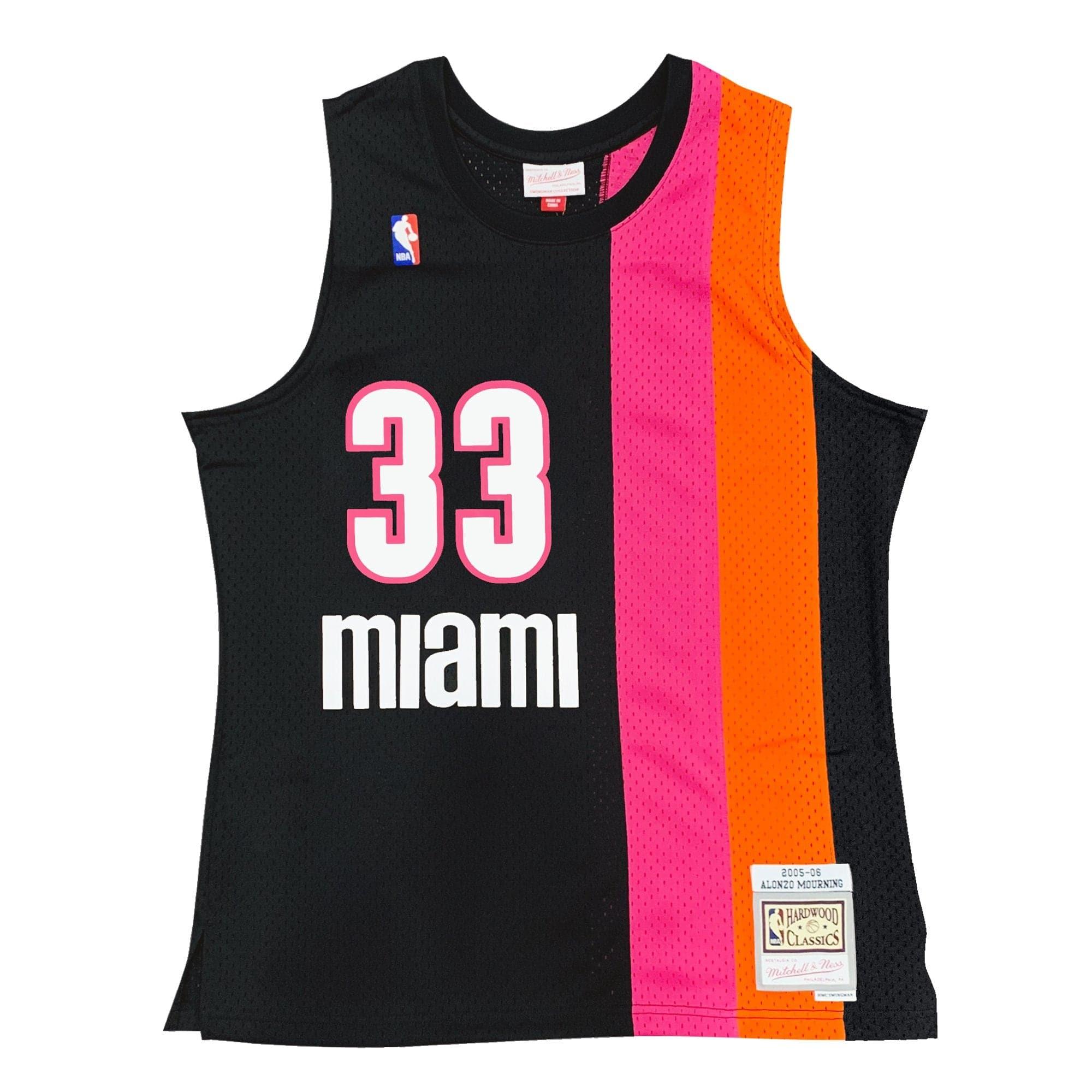 Alonzo Mourning Miami Heat Mitchell & Ness NBA 05-06 Swingman Jersey - Black