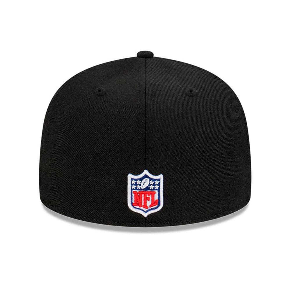 Las Vegas Raiders New Era NFL Blockout 59FIFTY Fitted Hat - White