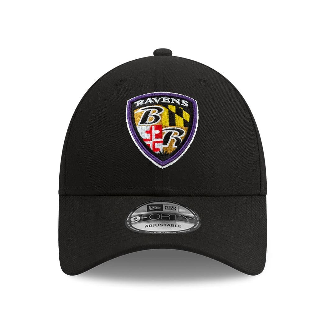 Baltimore Ravens New Era NFL Team Alternate 9FORTY Snapback Curve Hat - Black