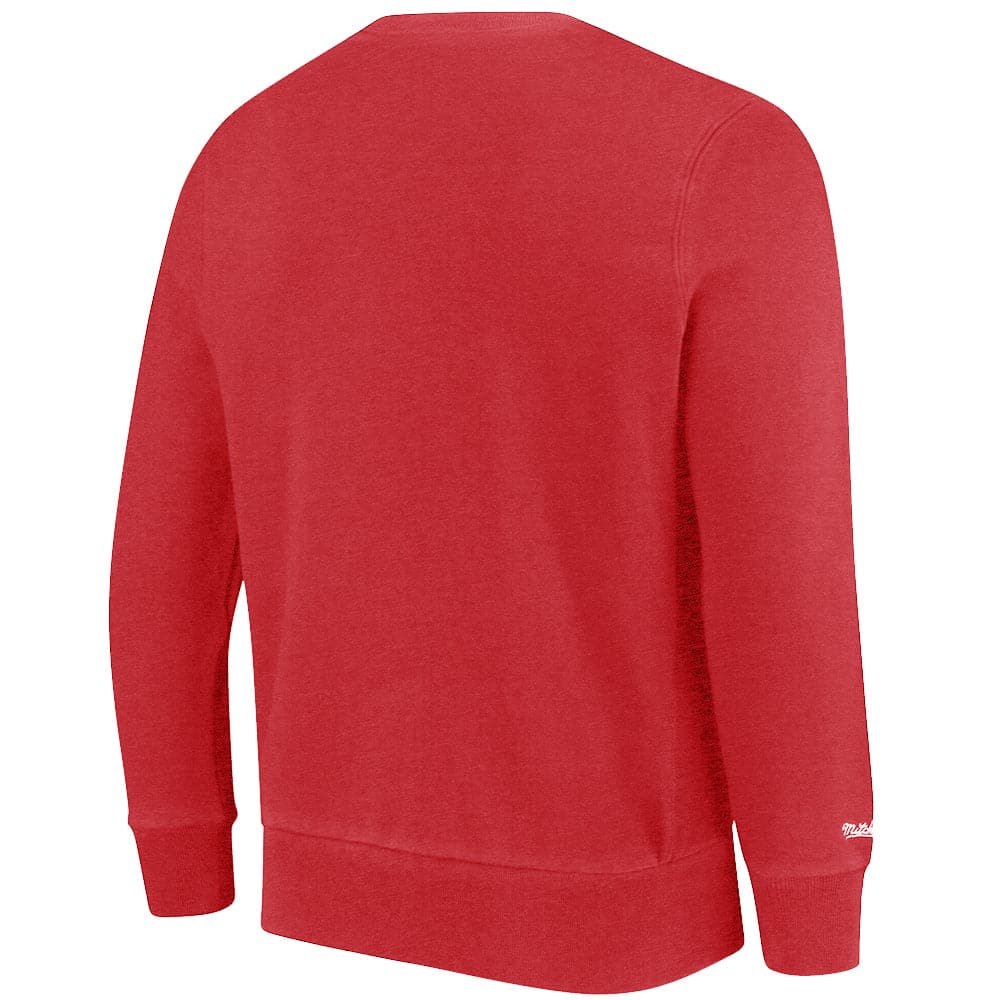 San Francisco 49ers Mitchell & Ness NFL 80's Champs Vintage Crew Jumper - Red