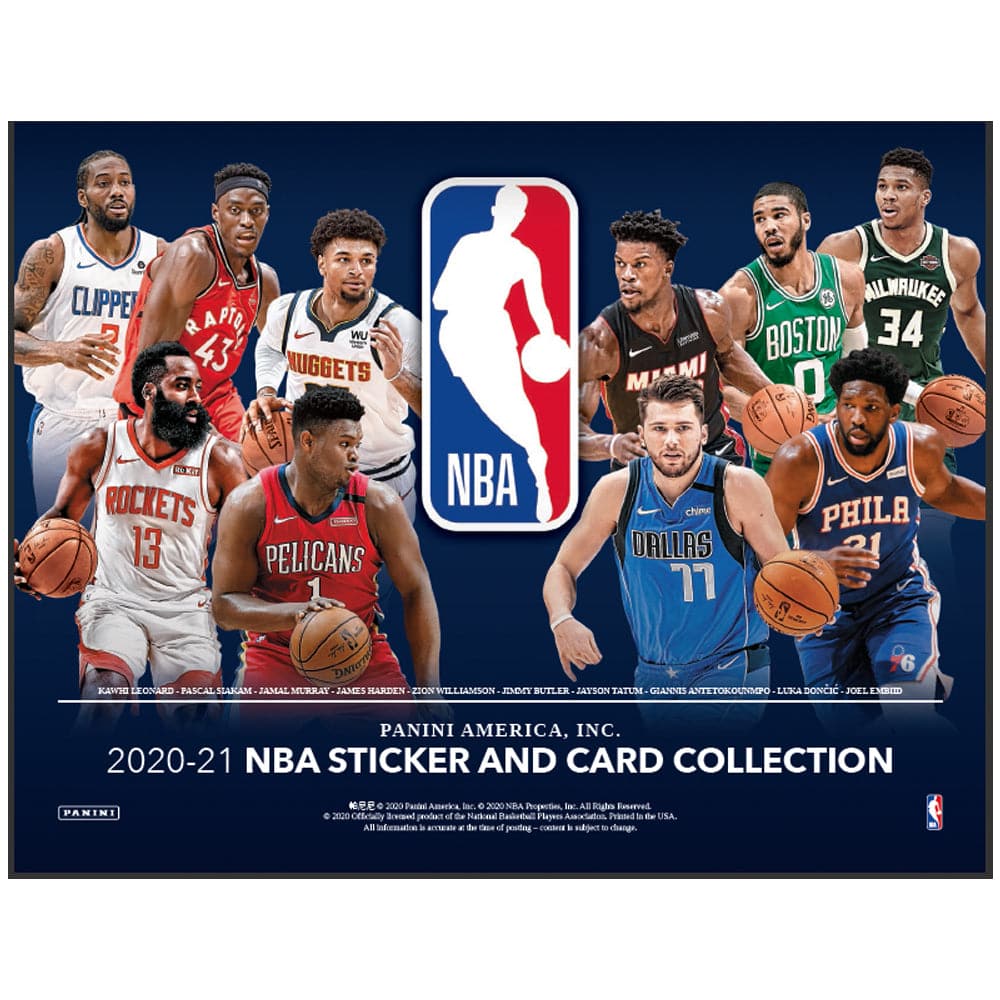 2020-21 Panini NBA Sticker & Trading Card Pack