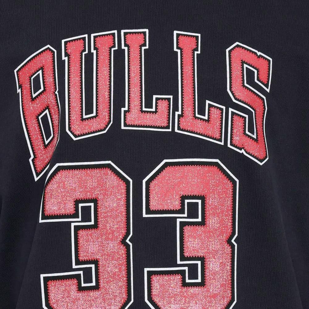 Scottie Pippen Chicago Bulls Mitchell & Ness NBA HWC Player Vintage Oversized T-Shirt - Faded Black