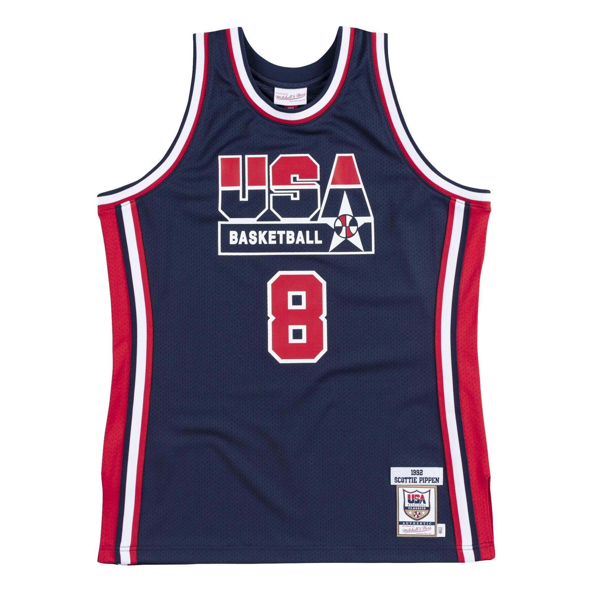Scottie Pippen Mitchell & Ness NBA 1992 USA Dream Team Authentic Jersey - Navy