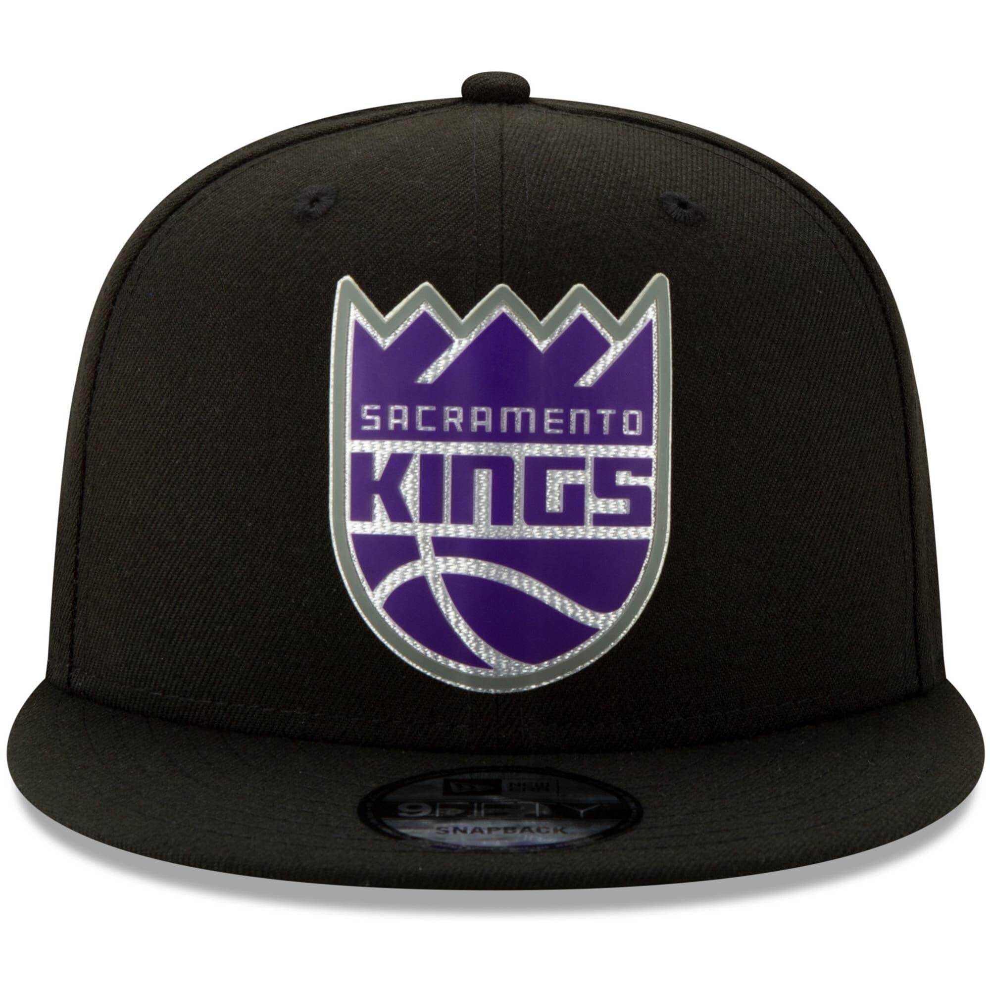 Sacramento Kings New Era NBA 2020 Back Half 9FIFTY Snapback Hat - Black