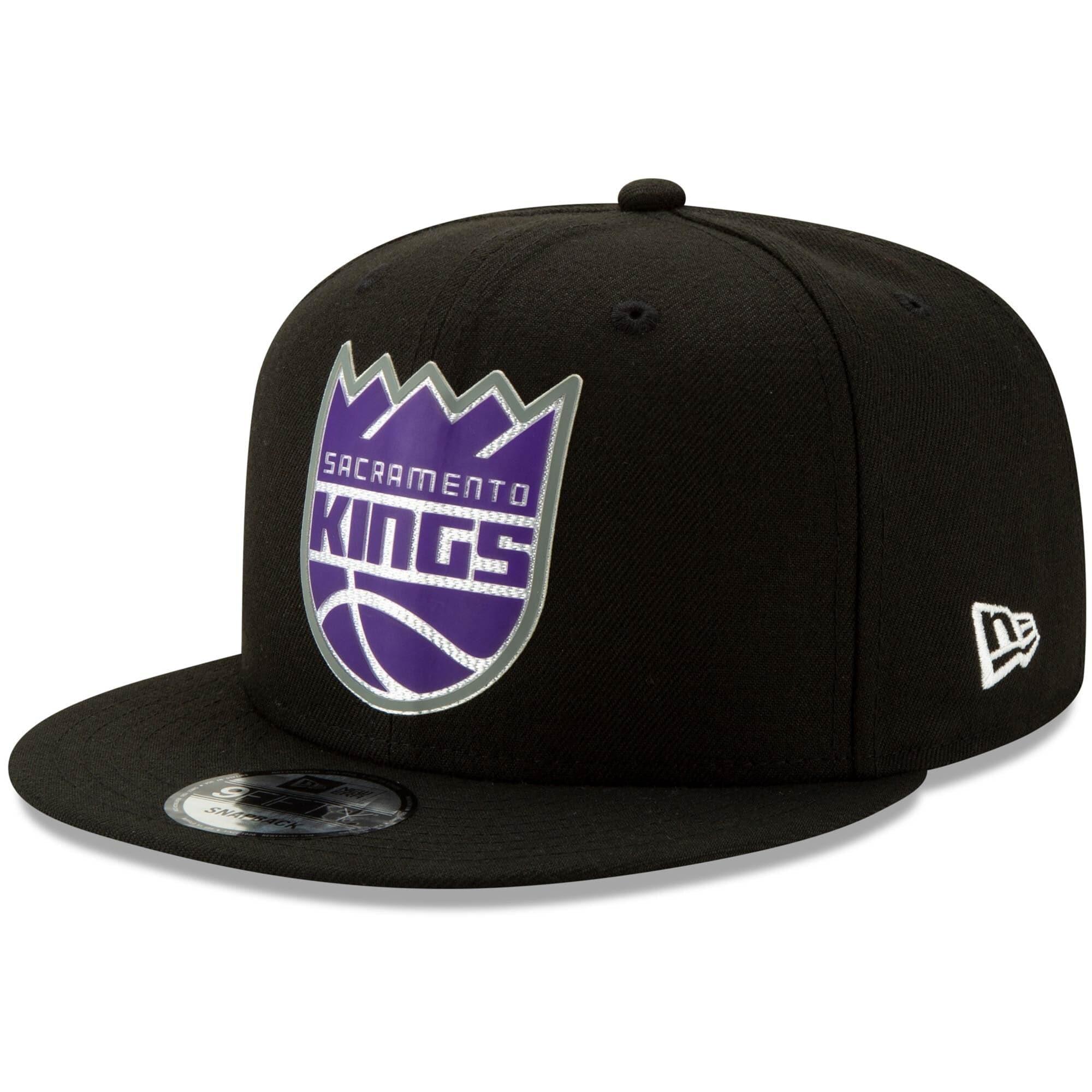 Sacramento Kings New Era NBA 2020 Back Half 9FIFTY Snapback Hat - Black