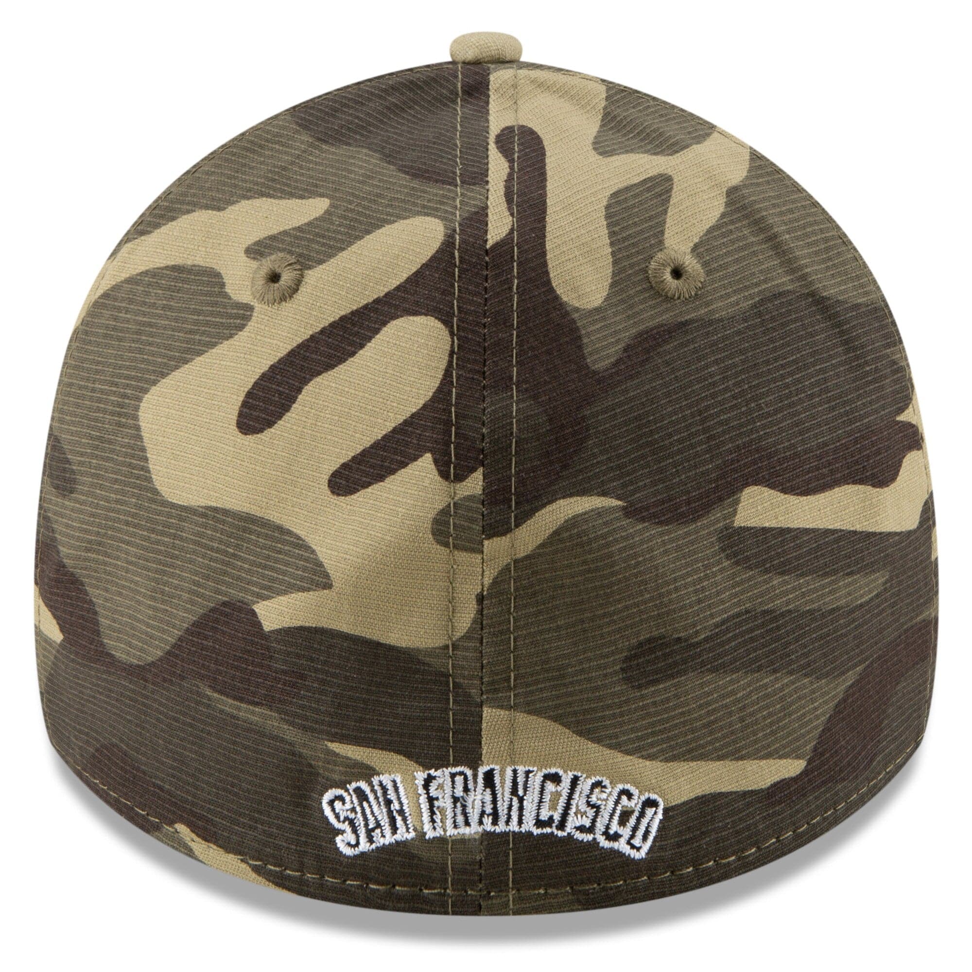 San Francisco Giants New Era MLB 2021 Armed Forces 39THIRTY Flex Fit Curve Hat - Camo