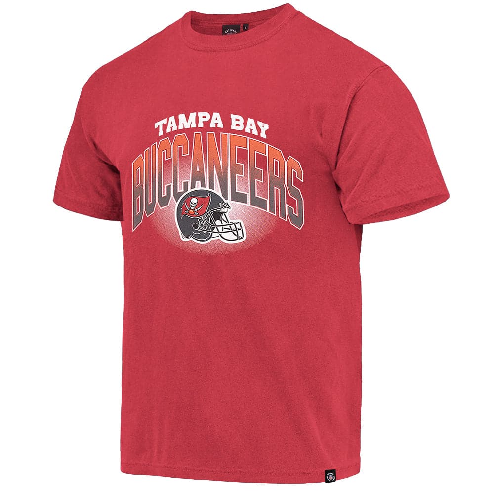 Tampa Bay Buccaneers Majestic NFL Sport Arch Vintage T-Shirt - Red