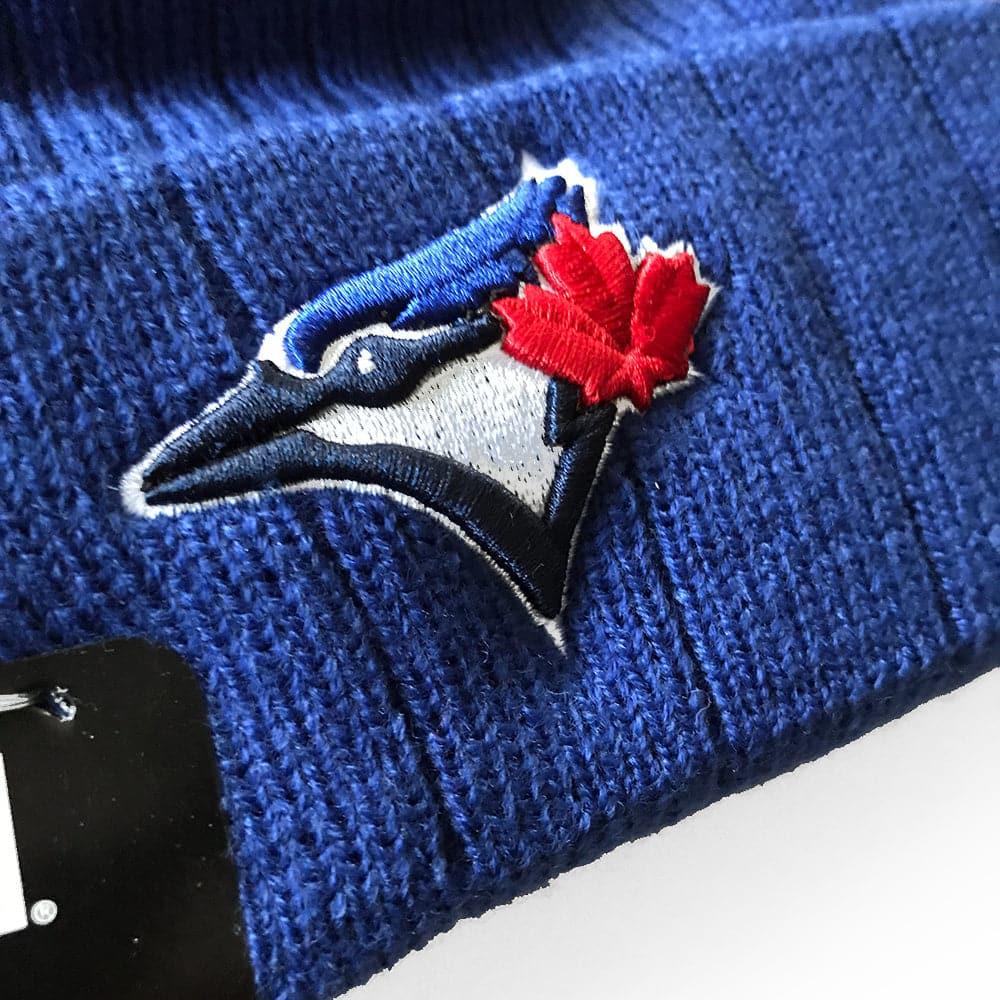 Toronto Blue Jays New Era MLB On-Field Team Cuffed Knit Beanie - Blue