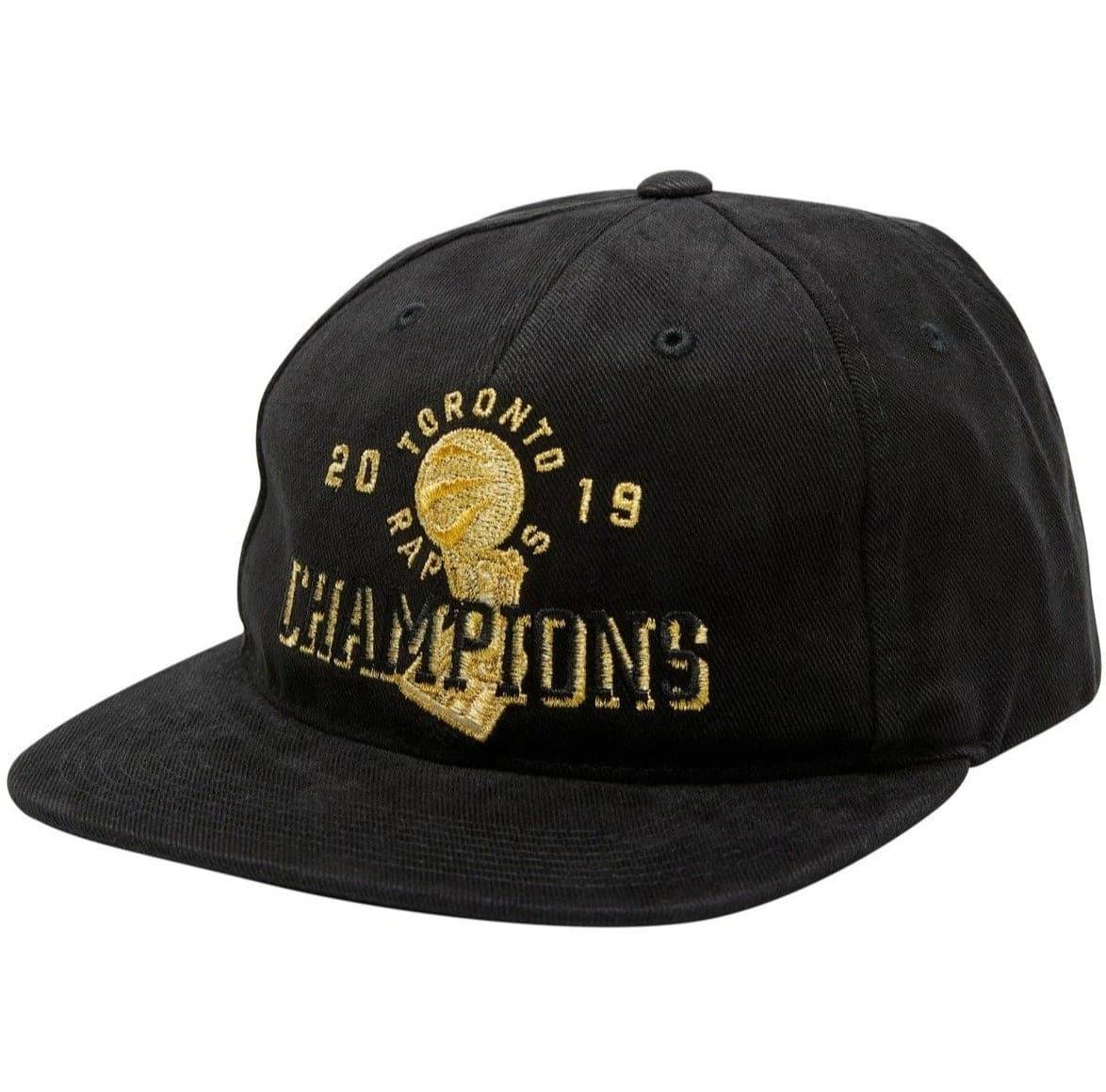 Toronto Raptors Mitchell & Ness NBA Champions Era Deadstock Snapback Hat - Black