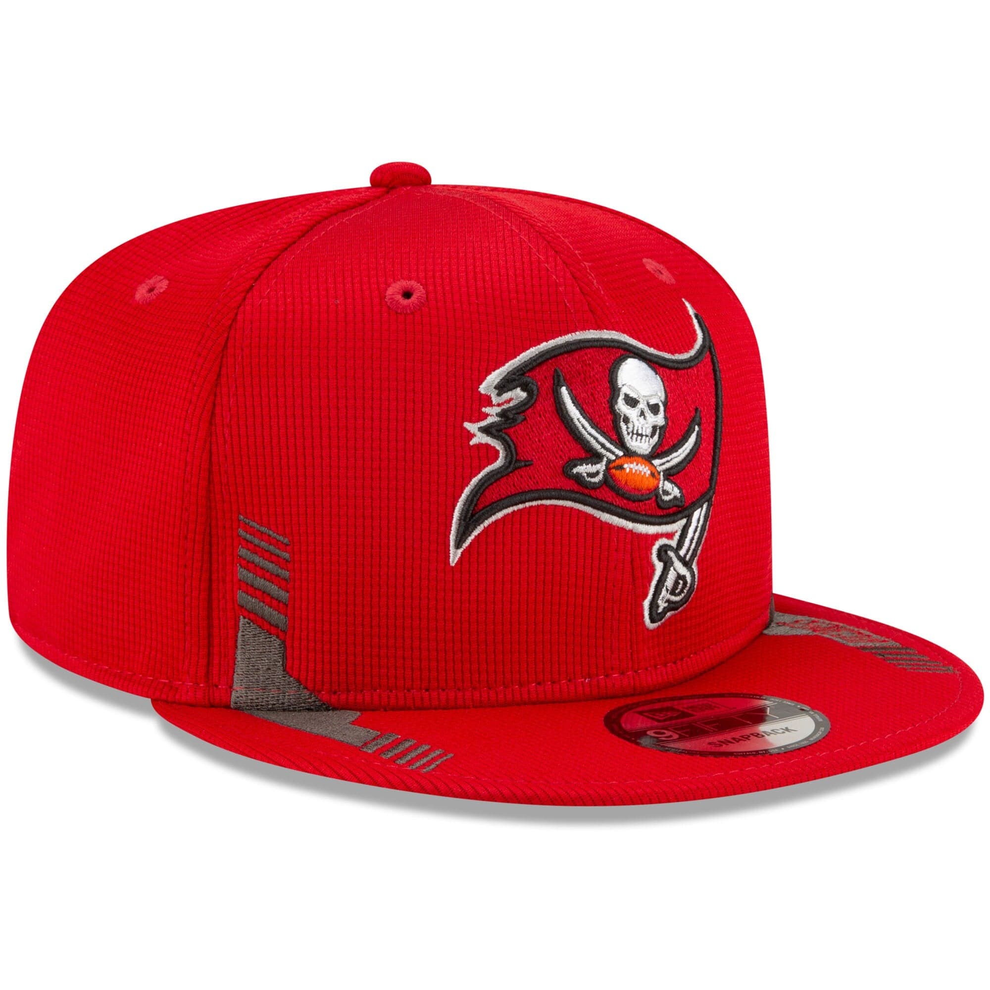 Tampa Bay Buccaneers New Era NFL 2021 Sideline Home 9FIFTY Snapback Hat - Red