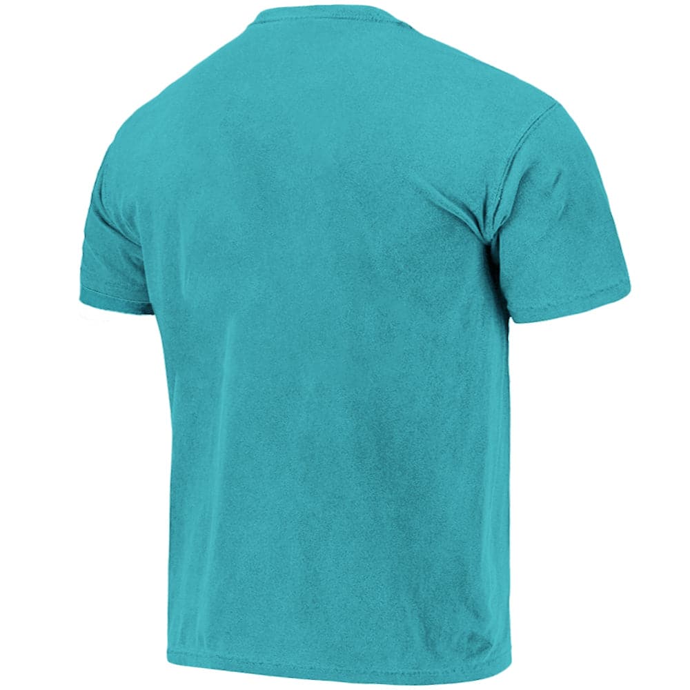 Charlotte Hornets Mitchell & Ness NBA Brush Off Vintage T-Shirt - Faded Teal