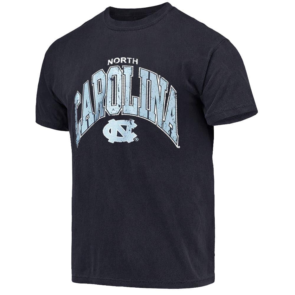 North Carolina Tar Heels USL NCAA Arch Logo Vintage T-Shirt - Faded Black