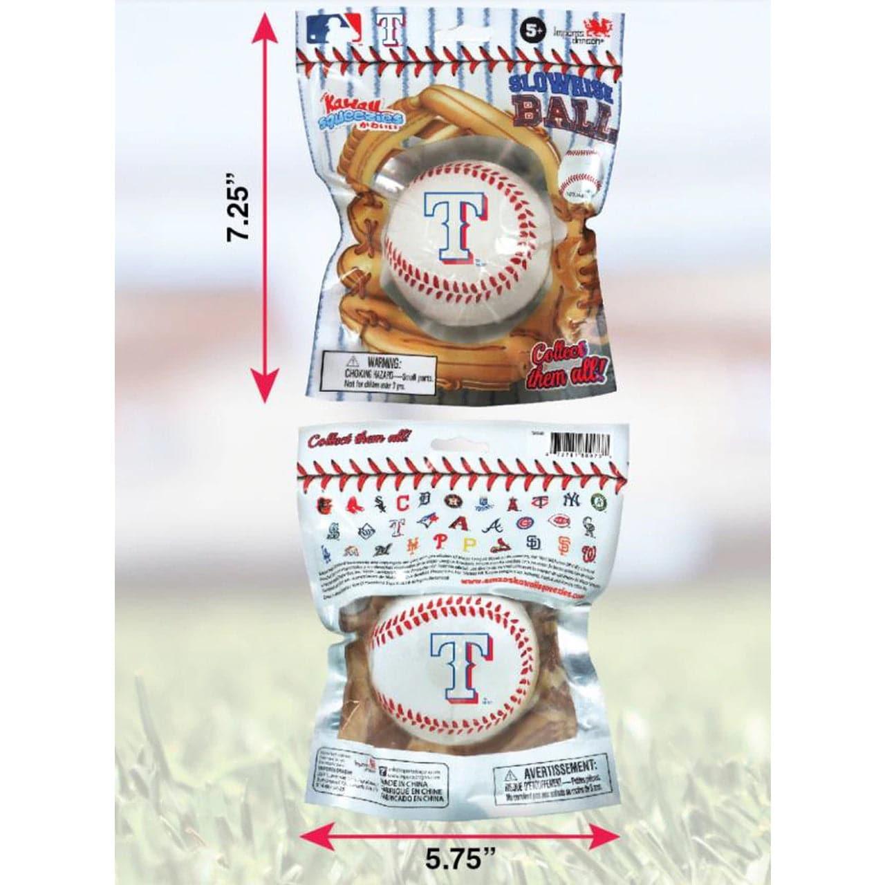 Texas Rangers MLB Scented Indoor Soft Slow Rise Full Size Baseball