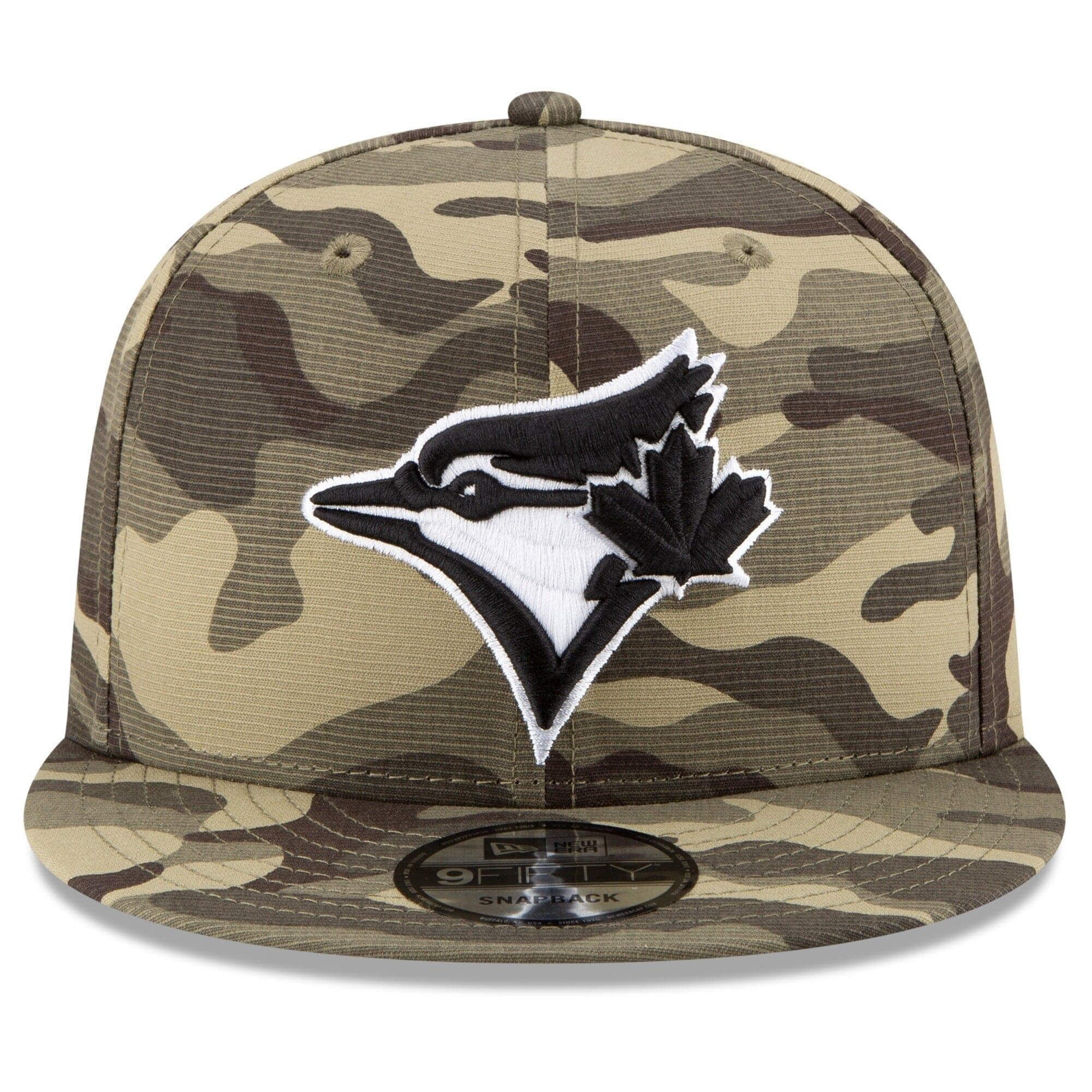 Toronto Blue Jays New Era MLB 2021 Armed Forces 9FIFTY Snapback Hat - Camo